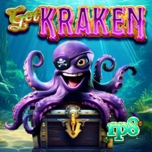 Tampilan visual slot Get Kraken dengan tema bawah laut dan simbol Kraken
